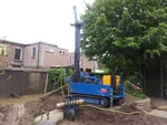 Grondboring op bouwlocatie